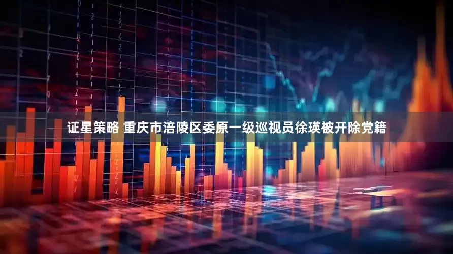 证星策略 重庆市涪陵区委原一级巡视员徐瑛被开除党籍
